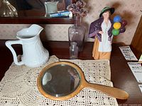 Group shot of all five items on dresser