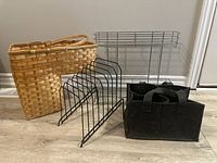 Group shot of all four organization items