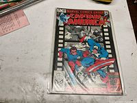 Front cover of Captain America comic #281 in protective sleeve