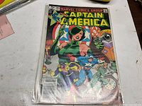 Front cover of Captain America #283 in protective sleeve