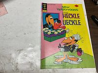 Front cover of Gold Key New Terrytoons Heckle and Jeckle #28 comic