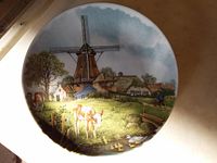 Front view of decorative plate showing full design