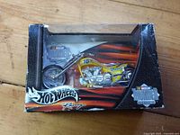 Front of boxed Hot Wheels Nesquik #10 motorcycle