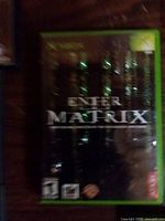 Front cover of Enter The Matrix Xbox game