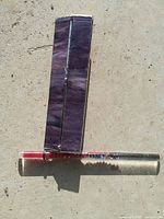 Full view of stained glass kaleidoscope body with attached liquid wand