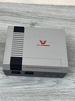 Front angled view of console