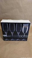 Retail box showing Stokes Dots set of 4 flutes