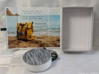 Speaker, open box, interior packaging