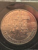 Reverse side showing Jacques Cartier design