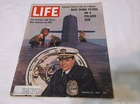 Front cover showing title, date, price, and Polaris submarine image