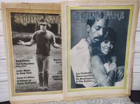 Front covers of Paul Simon and Ike & Tina Turner Rolling Stone issues