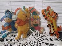 String lights showing Pooh, Tigger, Piglet, Eeyore covers