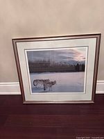 Framed print showing entire artwork and frame