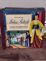 Front cover of Madame Butterfly boxed record set