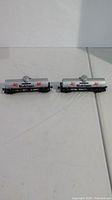 Both Mobilgas tank cars side by side