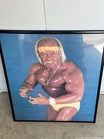 Full framed Hulk Hogan poster