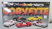 Front of box showing AMT Corvette Evolution artwork