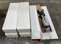 Three boxed power jacks, one unit partially visible in open box