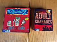 Front view of both sealed game boxes