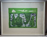 Full view of framed Adam Wurtz print