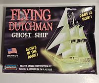 Front of Lindberg Flying Dutchman Ghost Ship model kit box