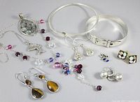 Full view of all sterling jewellery pieces