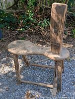 full view of harness maker's bench front angle