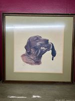 Framed Louis Frisino print, full view