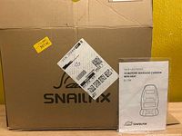 Box with Snailax branding and accompanying user manual showing model SL-126