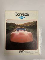 Front cover of 1979 Corvette brochure