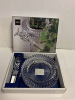 Boxed Mikasa Diamond Fire wine set showing coaster and stopper