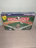 Front of sealed Monopoly Major League Baseball Edition box