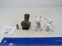 Group shot of all four items next to ruler for scale