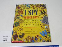 Front cover of I Spy School Days hardcover book