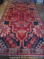 Full view of the Persian Ardebil rug
