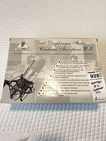 Retail box showing Behringer B-2 dual diaphragm condenser microphone