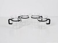Four Bodum Bistro cups front view