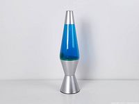 Full view of lava lamp showing shape and colors