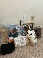 Full lot overview showing all items grouped on floor