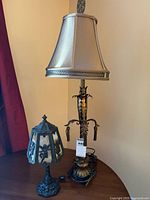 Both lamps together showing relative size and design details