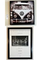 Front views of both framed prints together