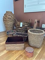 Group shot of all eight pieces