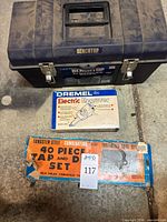 Toolbox, Dremel engraver box, tap & die set case