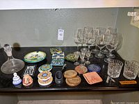 All items overview on countertop