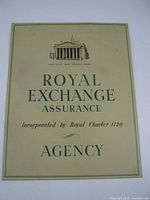 Full view of metal sign showing text and design