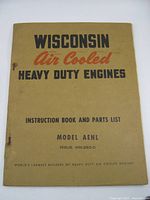 Front cover showing title, model and issue