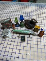 Group shot of all items on grid mat