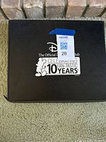 Outer black presentation box with D23 logo and 10th anniversary graphic