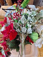 bundle of assorted artificial Christmas stems