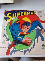 Front sleeve with Superman artwork and title